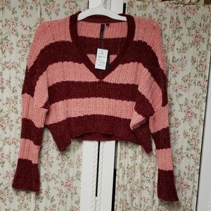 Womens striped sweater